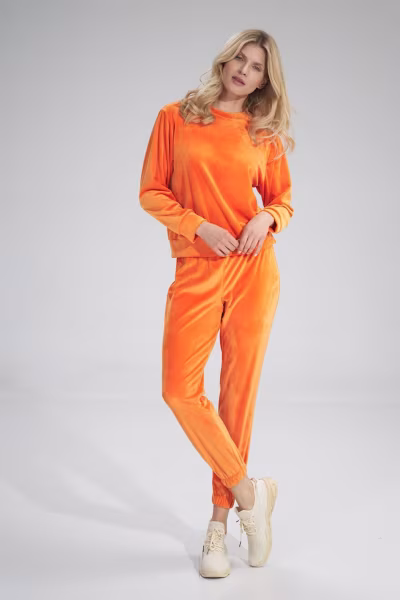 Spodnie Dresowe Model M762 Orange - Figl — zdjęcie 1