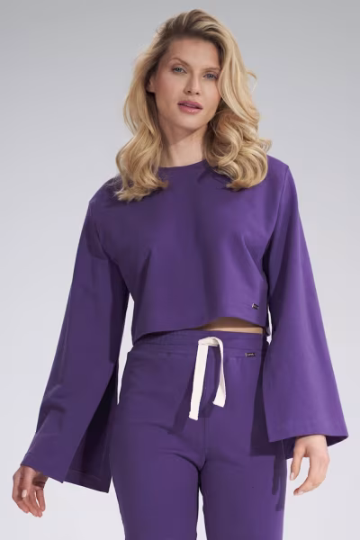 Bluza Damska Model M774 Violet - Figl — zdjęcie 1