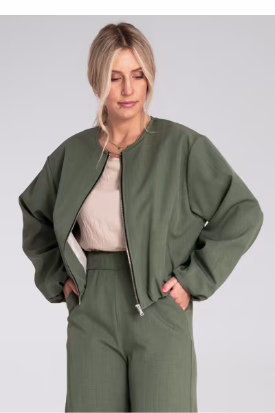 Kurtka Damska Model M1198 Green - Figl — zdjęcie 2