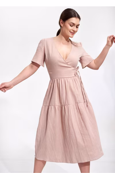 Sukienka Model M872 Beige - Figl — zdjęcie 1
