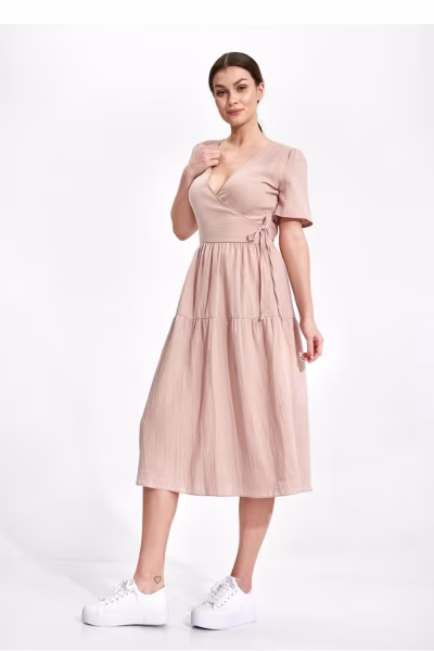 Sukienka Model M872 Beige - Figl — zdjęcie 2