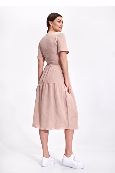 Sukienka Model M872 Beige - Figl — zdjęcie 3