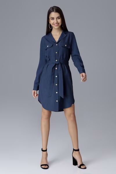 Sukienka Model M630 Navy - Figl — zdjęcie 1