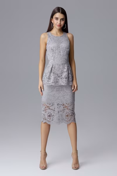 Sukienka Model M640 Grey - Figl — zdjęcie 1