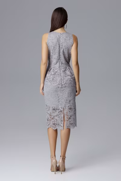 Sukienka Model M640 Grey - Figl — zdjęcie 3