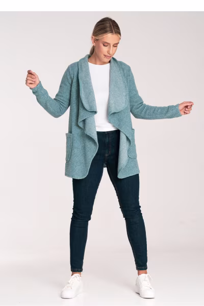 Sweter Kardigan Model M1043 Mint - Figl — zdjęcie 2