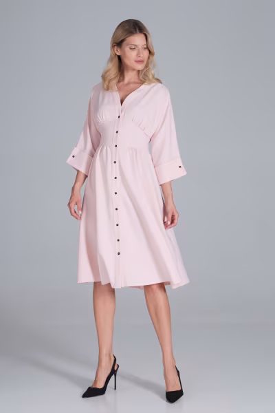 Sukienka Model M843 Pink - Figl — zdjęcie 2