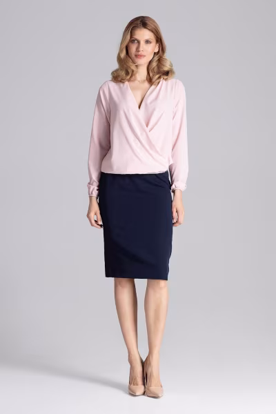 Bluzka Model M659 Pink - Figl — zdjęcie 1
