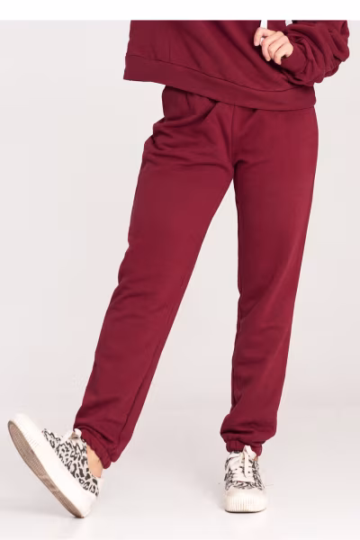 Spodnie Dresowe Model M1056 Bordo - Figl — zdjęcie 1