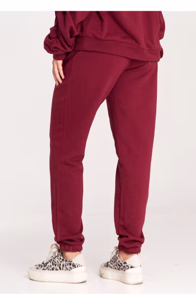 Spodnie Dresowe Model M1056 Bordo - Figl — zdjęcie 3