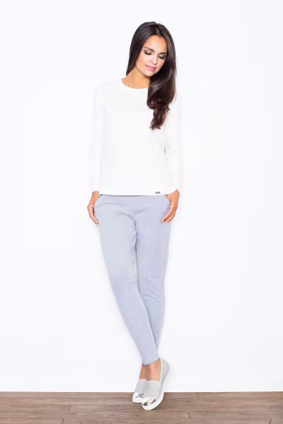 Spodnie Damskie Model 338 Grey - Figl — zdjęcie 1