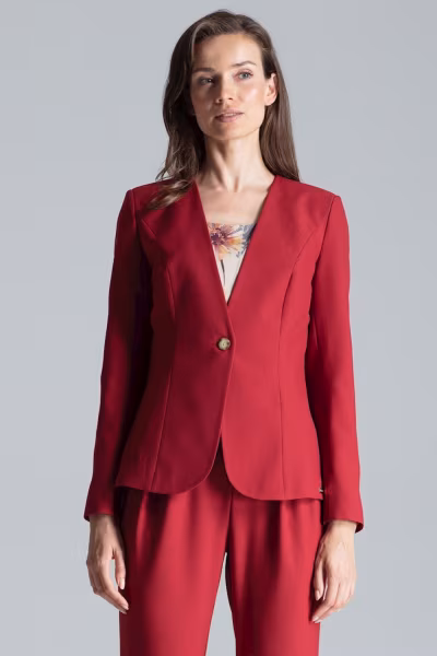 Żakiet Model M678 Bordo - Figl — zdjęcie 1