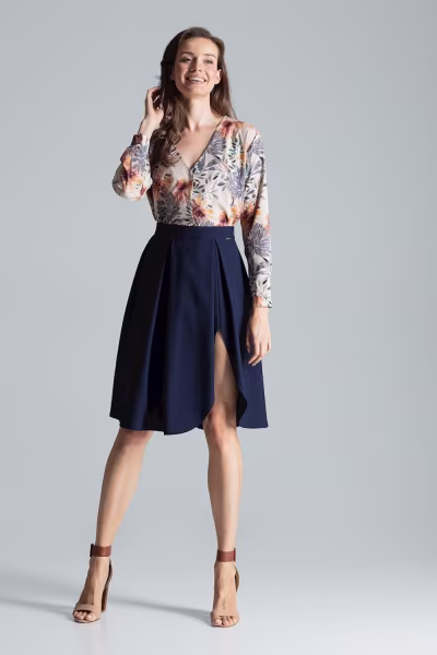 Spódnica Model M675 Navy - Figl — zdjęcie 2