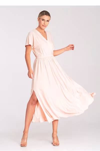 Sukienka Model M935 Light Pink - Figl — zdjęcie 2