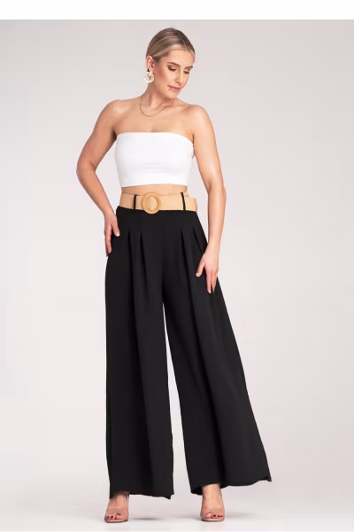 Spodnie Damskie Model M1160 Black - Figl — zdjęcie 1