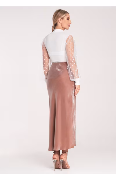 Spódnica Model M1084 Beige - Figl — zdjęcie 3