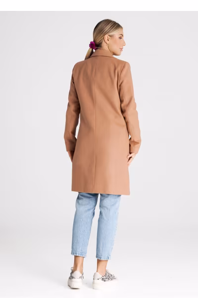 Płaszcz Damski Model M989 Beige - Figl — zdjęcie 3