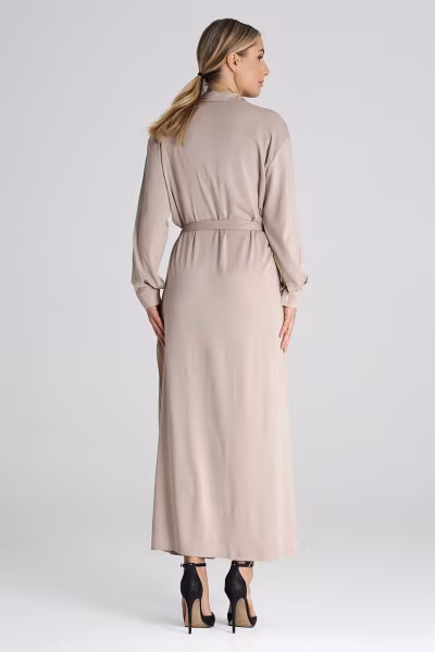 Sukienka Model M1000 Beige - Figl — zdjęcie 3