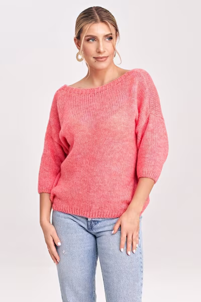 Sweter Damski Model M993 Coral - Figl — zdjęcie 1