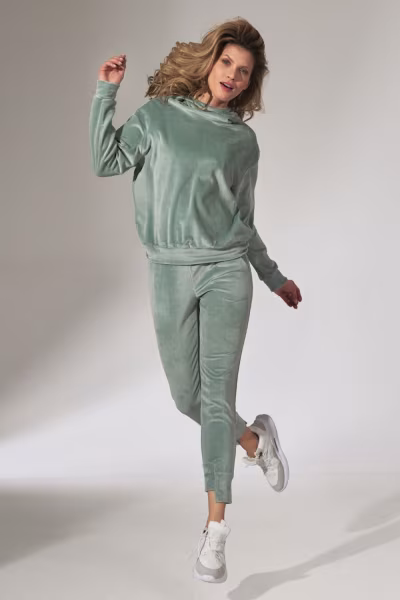 Spodnie Dresowe Model M746 Mint - Figl — zdjęcie 2