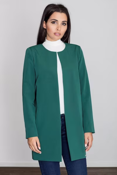 Płaszcz Damski Model M551 Green - Figl — zdjęcie 1