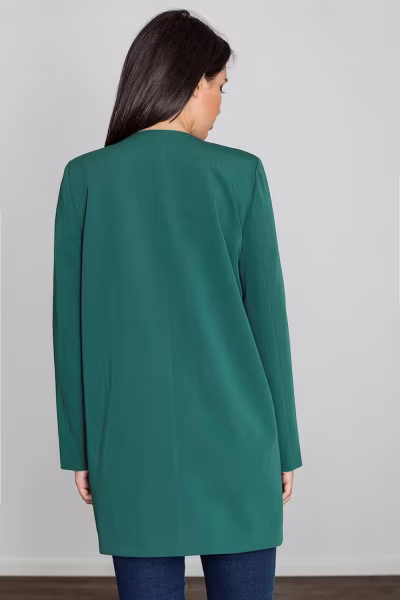 Płaszcz Damski Model M551 Green - Figl — zdjęcie 2