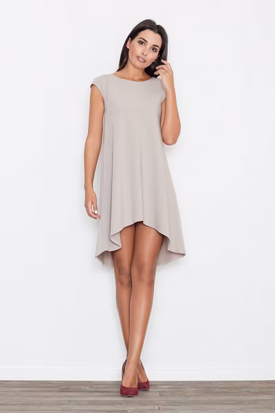 Sukienka Model M450 Beige - Figl — zdjęcie 1