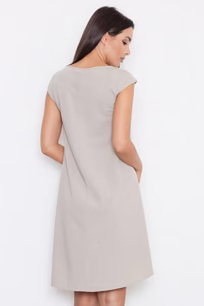 Sukienka Model M450 Beige - Figl — zdjęcie 3