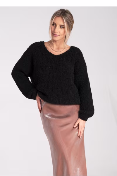 Sweter Damski Model M1108 Black - Figl — zdjęcie 1
