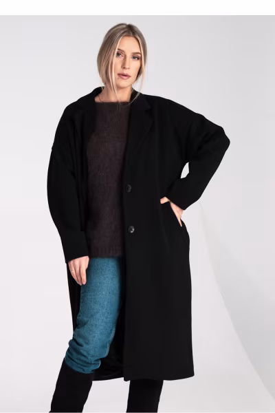 Płaszcz Damski Model M1111 Black - Figl — zdjęcie 1