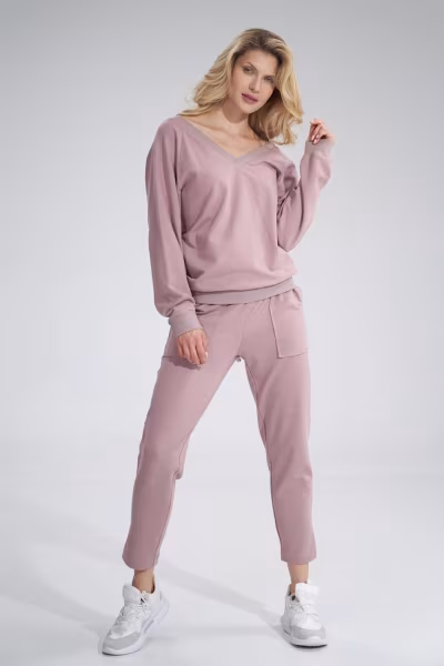 Bluza Damska Model M799 Dark Pink - Figl — zdjęcie 2