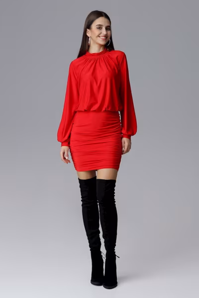 Sukienka Model M635 Red - Figl — zdjęcie 2