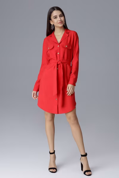 Sukienka Model M630 Red - Figl — zdjęcie 1