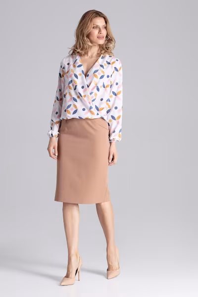 Spódnica Model M658 Brown - Figl — zdjęcie 1