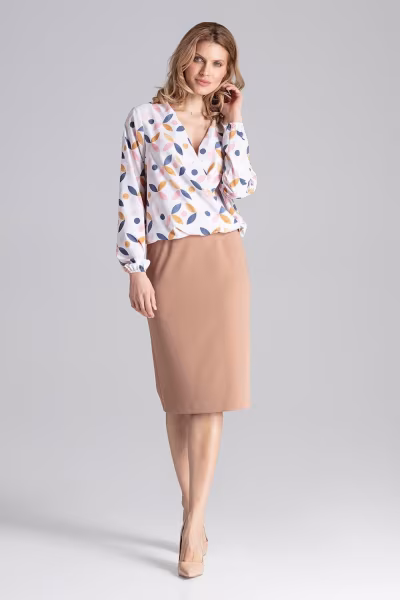 Spódnica Model M658 Brown - Figl — zdjęcie 2