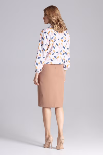 Spódnica Model M658 Brown - Figl — zdjęcie 3
