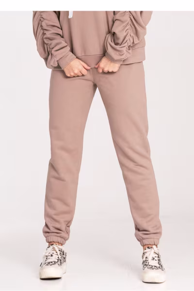 Spodnie Dresowe Model M1056 Beige - Figl — zdjęcie 1