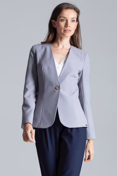 Żakiet Model M678 Grey - Figl — zdjęcie 1