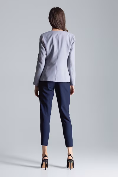 Żakiet Model M678 Grey - Figl — zdjęcie 3
