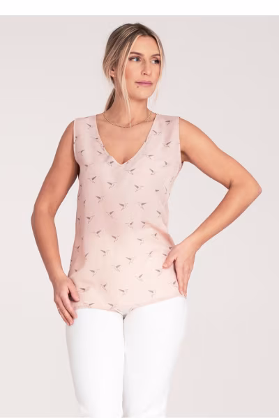 Bluzka Model M1076 Pink - Figl — zdjęcie 1