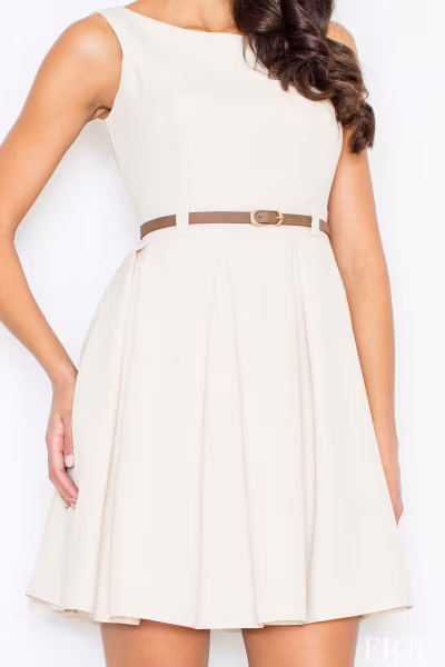 Sukienka M083 Beige - Figl — zdjęcie 3