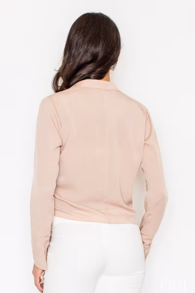 Bluzka M432 Beige - Figl — zdjęcie 2