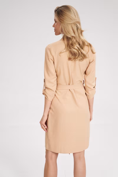 Sukienka Model M701 Beige - Figl — zdjęcie 3