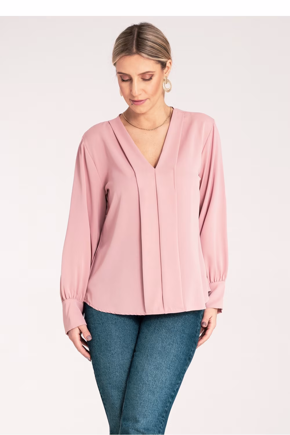 Bluzka Model M1135 Pink - Figl