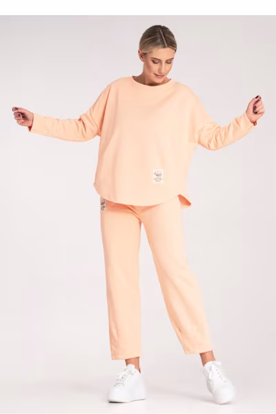 Spodnie Dres Model M1125 Orange - Figl — zdjęcie 2