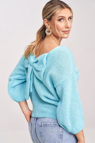 Sweter Damski Model M993 Mint - Figl — zdjęcie 2