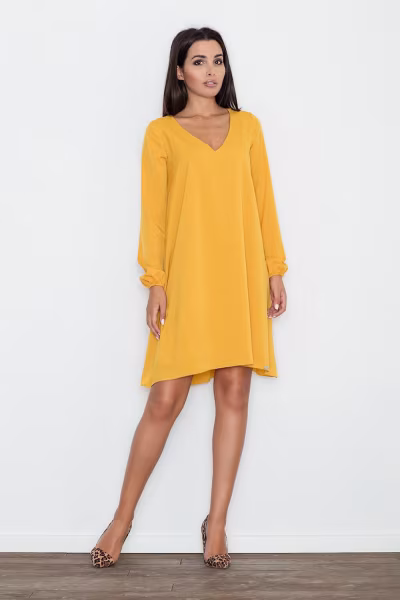 Sukienka Model M566 Yellow - Figl — zdjęcie 1