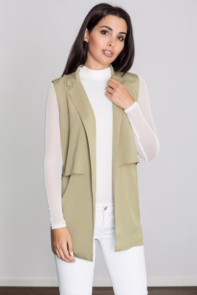 Kamizelka Damska Model M560 Oliwka - Figl — zdjęcie 1