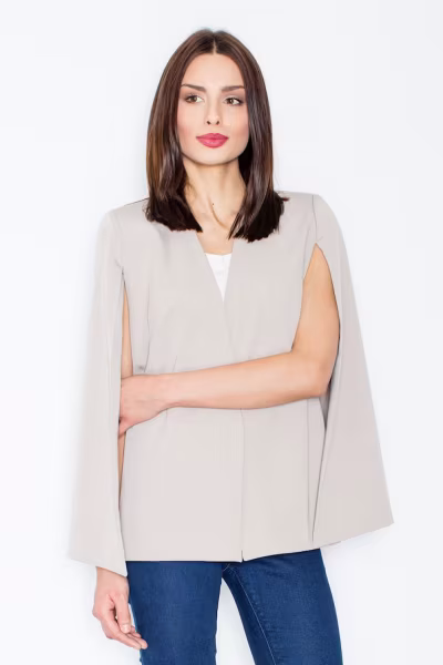 Żakiet Model M448 Beige - Figl — zdjęcie 1