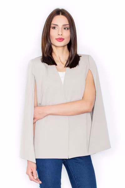 Żakiet Model M448 Beige - Figl — zdjęcie 2